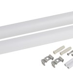 LLED-03-2х9W-6500-W ЭРА Линейный светодиодный светильник  2x9Вт 6500К L2*600мм разъем С7 (30/420)