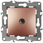 12-3102-14 ЭРА Розетка TV проходная, IP20, Эра12, медь (10/100/3200)