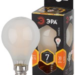 F-LED P45-7W-827-E14 frost ЭРА (филамент, шар мат., 7Вт, тепл, E14) (10/100/3000)