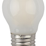 F-LED P45-7W-827-E27 frost ЭРА (филамент, шар мат., 7Вт, тепл, E27) (10/100/3000)