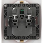 12-2106-01 ЭРА Розетка 2X2P+E Schuko, 16A-250В, IP20, Эра12, белый (10/100/1600)