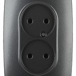 12-2107-05 ЭРА Розетка 2X2P, 16A-250В, IP20, Эра12, антрацит (10/100/1600)