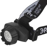 GB-603 Фонарь ЭРА налобный [14xLED, 3xAAA, 4 реж., черный, бл] (10/60/480)