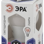 LED A60-11W-860-E27 ЭРА (диод, груша, 11Вт, хол, E27) (10/100/2000)