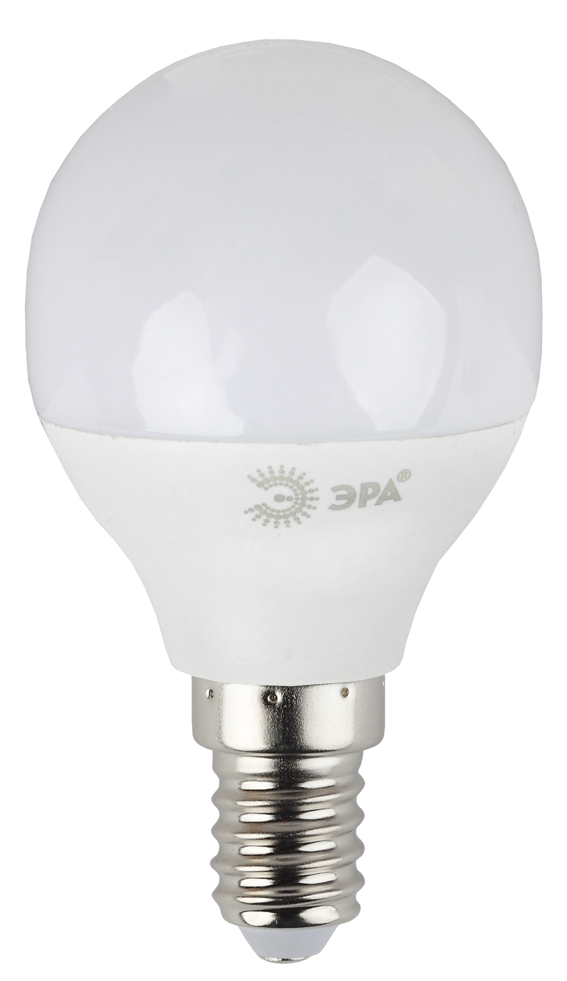 LED P45-7W-860-E14 ЭРА (диод, шар, 7Вт, хол, E14) (10/100/3600)