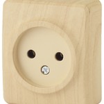11-2201-11 ЭРА Розетка 2P, 16A-250В, IP20, ОУ, Эра Эксперт, сосна (20/200/3200)