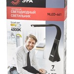 ЭРА наст.светильник NLED-461-7W-BK черный (12/180)