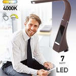 ЭРА наст.светильник NLED-461-7W-BR коричневый (12/180)