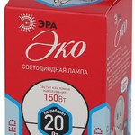 ECO LED A65-20W-840-E27 ЭРА (диод, груша, 20Вт, нейтр, E27) (10/100/1200)