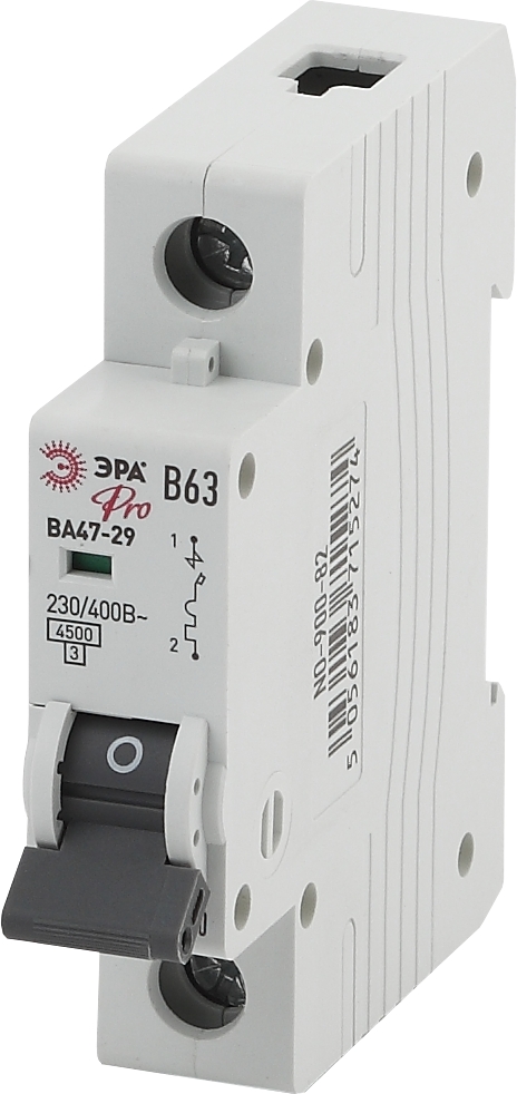 ЭРА Pro Автоматический выключатель NO-900-78 ВА47-29 1P 25А кривая B (12/180/3780)