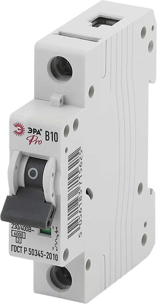 ЭРА Pro Автоматический выключатель NO-901-56 ВА47-63 1P 10А кривая B (12/180/3240)