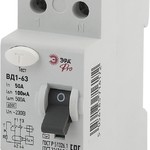 ЭРА Pro Устройство защитного отключения NO-902-36 УЗО ВД1-63 1P+N 50А 100мА (90/1620)