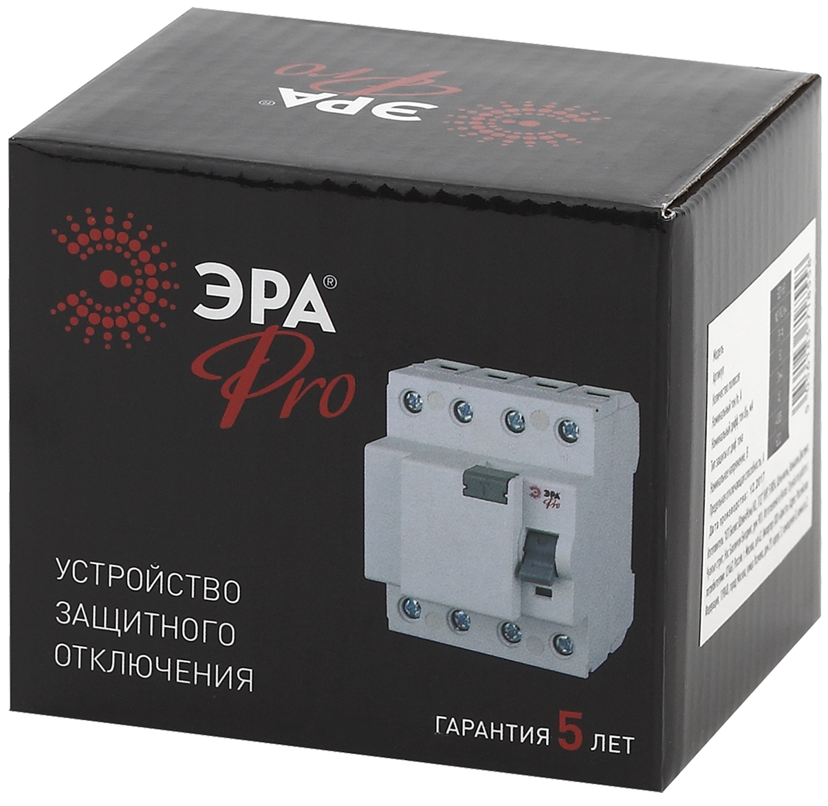 ЭРА Pro Устройство защитного отключения NO-902-64 УЗО ВД1-63 3P+N 80А 30мА (45/810)