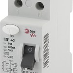 ЭРА Pro Устройство защитного отключения NO-902-70 УЗО ВД1-63 1P+N 50А 300мА (90/1620)