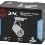 TR3 - 10 WH Трековый Светильник ЭРА 10Вт белый COB (30/360)