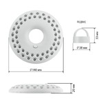 K48 Фонарь ЭРА Кемпинг NEW 48xLED, 3xAA, карабин, бл (20/600)