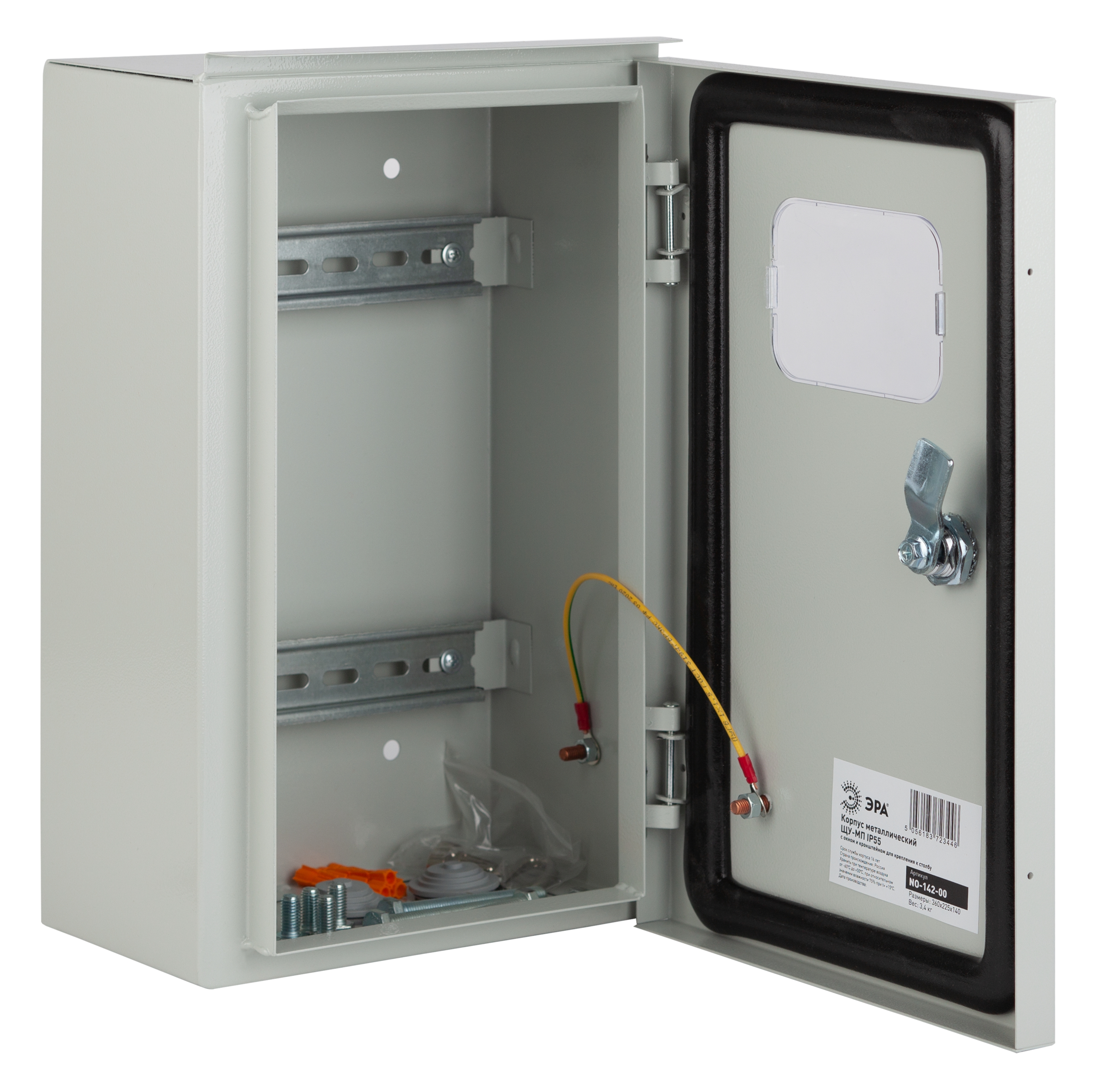 ЭРА ЩУ-МП с окном и кронштейном IP55 (360х225х140) (60)
