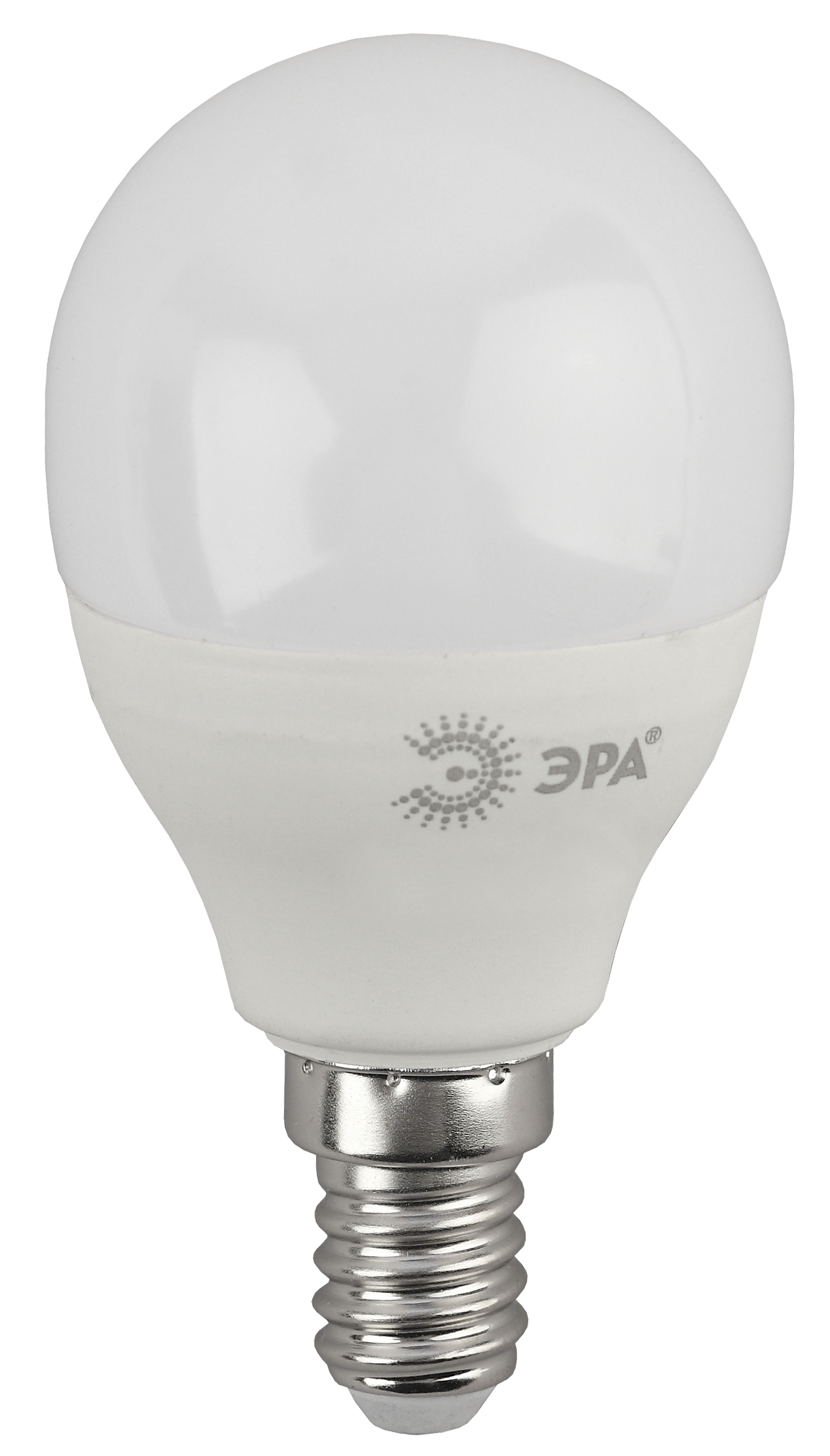 ECO LED P45-10W-827-E14 ЭРА (диод, шар, 10Вт, тепл, E14) (10/100/2800)