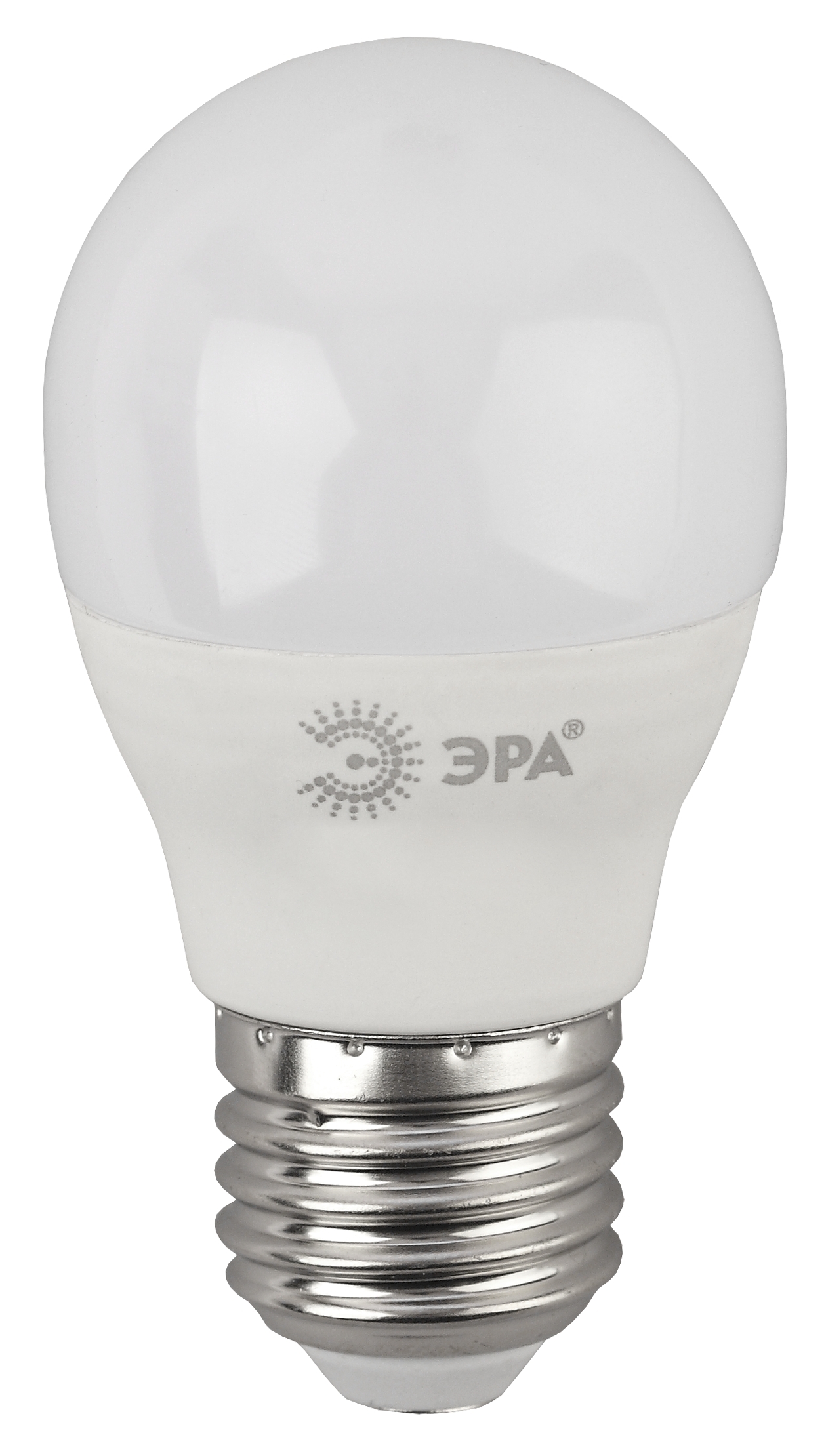 ECO LED P45-10W-827-E27 ЭРА (диод, шар, 10Вт, тепл, E27) (10/100/2800)