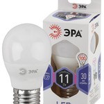 LED P45-11W-860-E27 ЭРА (диод, шар, 11Вт, хол, E27) (10/100/3600)