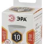 LED MR16-10W-827-GU10 ЭРА (диод, софит, 10Вт, тепл, GU10) (10/100/4000)