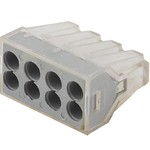 ЭРА NO-229-25 Клемма СМК, серия 108, 8 отверстий, 1.0-2.5мм2 (упак. 4 шт.) (4/2400/57600)