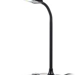 ЭРА наст.светильник NLED-473-10W-BK черный с деревом (6/72)