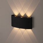 WL12 BK Подсветка ЭРА Декоративная подсветка светодиодная ЭРА 6*1Вт IP 54 черный (20/800)