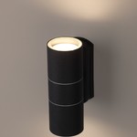 WL28 BK Подсветка ЭРА Декоративная подсветка 2*GU10 MAX35W IP54 черный (20/540)
