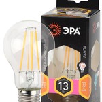 F-LED A60-13W-827-E27 ЭРА (филамент, груша, 13Вт, тепл., Е27) (10/100/1500)