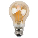 F-LED A60-7W-827-E27 gold ЭРА (филамент, груша золот., 7Вт, тепл, Е27) (10/100/1500)