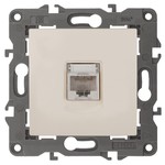 14-3107-02 ЭРА Розетка RJ45, IP20, сл.кость (10/100/3000)