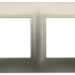 14-5002-04 ЭРА Рамка на 2 поста, Эра Elegance, шампань (10/100/3000)