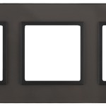 14-5103-32 ЭРА Рамка на 3 поста, стекло, Эра Elegance, серый+антр (5/25/900)