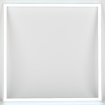 Светодиодная рамка-светильник ЭРА  SPL-7-40-4K (W) 40Вт 4000К 3060Лм IP40 Ra80 белая без драйвера