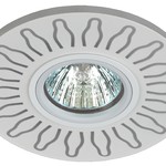 DK LD31 WH Светильник ЭРА декор cо светодиодной подсветкой MR16, 220V, max 11W, белый (50/800)