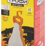 KB-301 Фонарь Трофи кемпинг 2в1 [COB, 3xAAA, крюк, магнит, карт] (25/50/750)