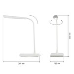 ЭРА наст.светильник NLED-474-10W-W белый (8/96)