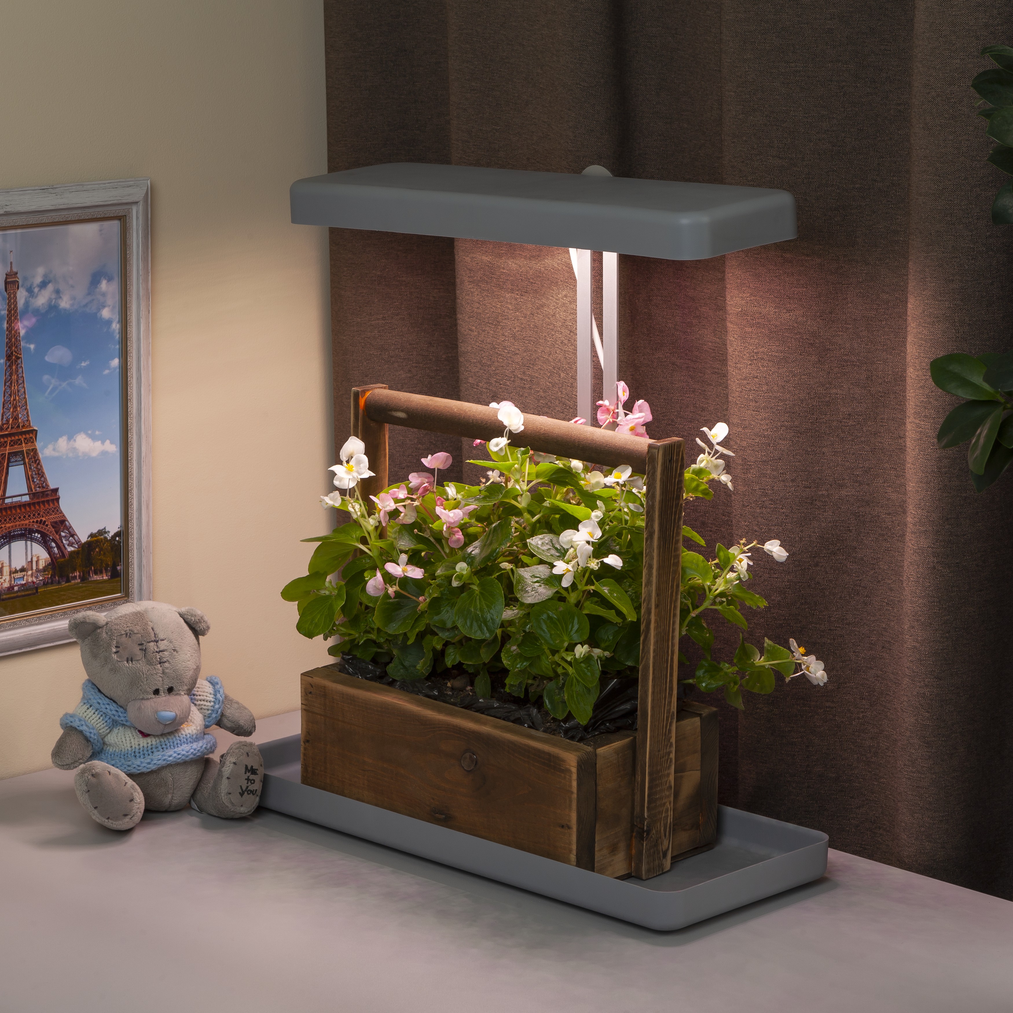 ЭРА Настольный светильник полного спектра FITO-20W-QLED-G (10/140)