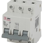 SIMPLE-mod-20 ЭРА SIMPLE Автоматический выключатель 3P 10А (C) 4,5кА ВА 47-29 (4/60/1680)