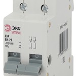 SIMPLE-mod-62 ЭРА SIMPLE Выключатель нагрузки 2P 63А ВН-29 (6/90/2520)