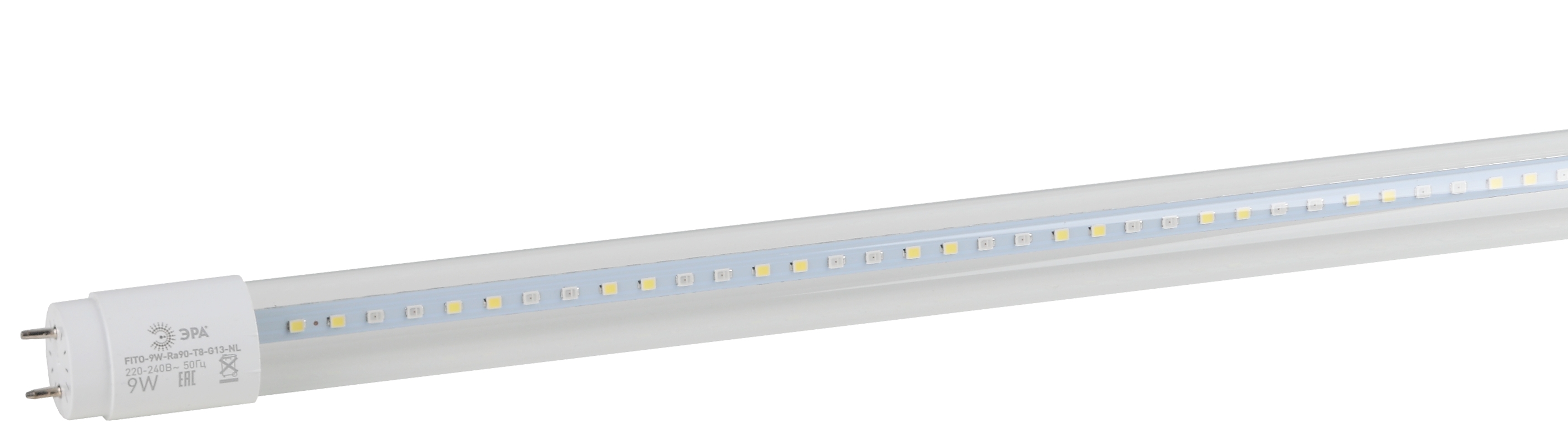 ЭРА Лампа полного спектра FITO-9W-Ra90-Т8-G13-NL (25/1225)