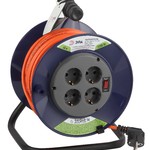 ЭРА Удлинитель силовой RPx-4es-3х1.0-40m на п. катушке c/з 4 гн 40м ПВС 3х1 (2/36)