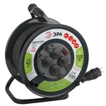 ЭРА Удлинитель силовой RMx-4es-3x2.5-40m-IP44(KG) на м. катушке c/з 4 гн 40м КГ 3х2.5 (1/33)