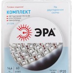 ЭРА Комплект светодиодной ленты 5050kit-14,4-60-12-IP20-6500-5m (50/300)