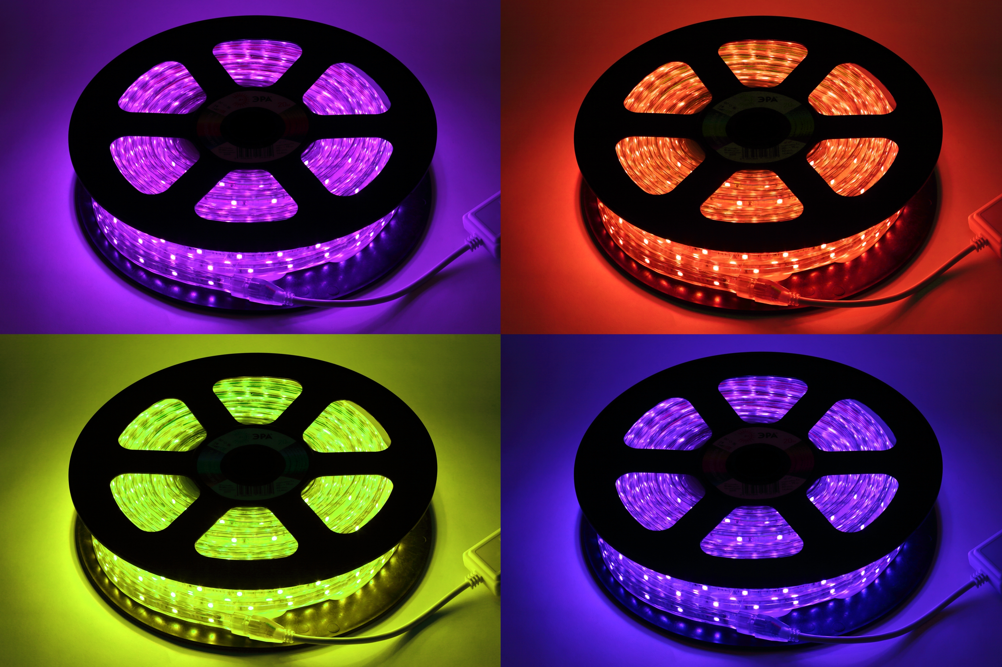 ЭРА Лента светодиодная LS5050-7,2-30-220-RGB-IP67-20m (3/72)