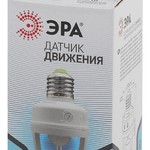 MD 015 Датчик движения ЭРА белый E27 60Вт 360гр 6м IP20 (50/1600)