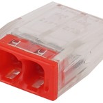 ЭРА NO-224-34 Клемма СМК компактная с пастой, серия 242, 2 отверстия, 0,5-2,5 мм2 (упак. 100 шт.) (1