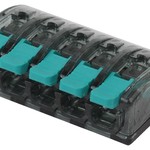 ЭРА NO-224-48 Клемма СМК компактная, серия 415 с рычагом, 5 отверстия, 0,5-4 мм2 (упак. 100 шт.) (10