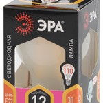 F-LED A60-13W-827-E27 frost ЭРА (филамент, груша мат., 13Вт, тепл, Е27) (10/100/1500)